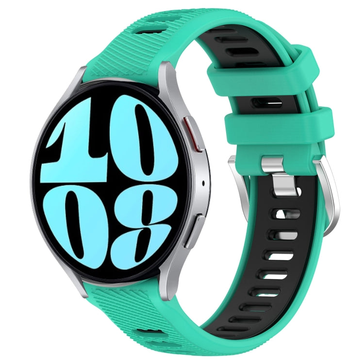 20mm Sports Two-Color Steel Buckle Silicone Watch Band, Series 5-Reluova