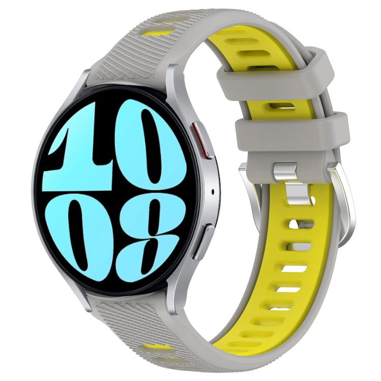 20mm Sports Two-Color Steel Buckle Silicone Watch Band, Series 5-Reluova