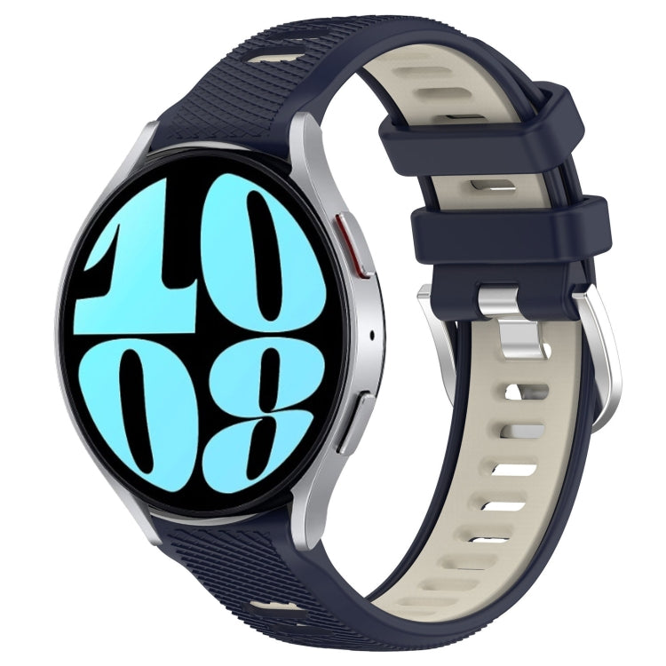 20mm Sports Two-Color Steel Buckle Silicone Watch Band, Series 5-Reluova