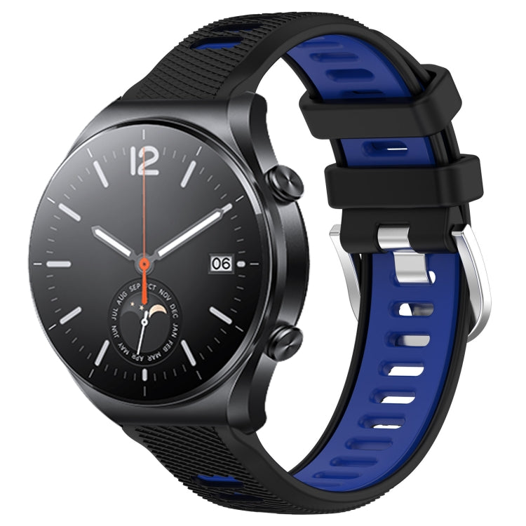 22mm Sports Two-Color Steel Buckle Silicone Watch Band, Series 3-Reluova