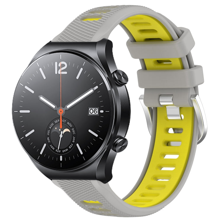 22mm Sports Two-Color Steel Buckle Silicone Watch Band, Series 3-Reluova