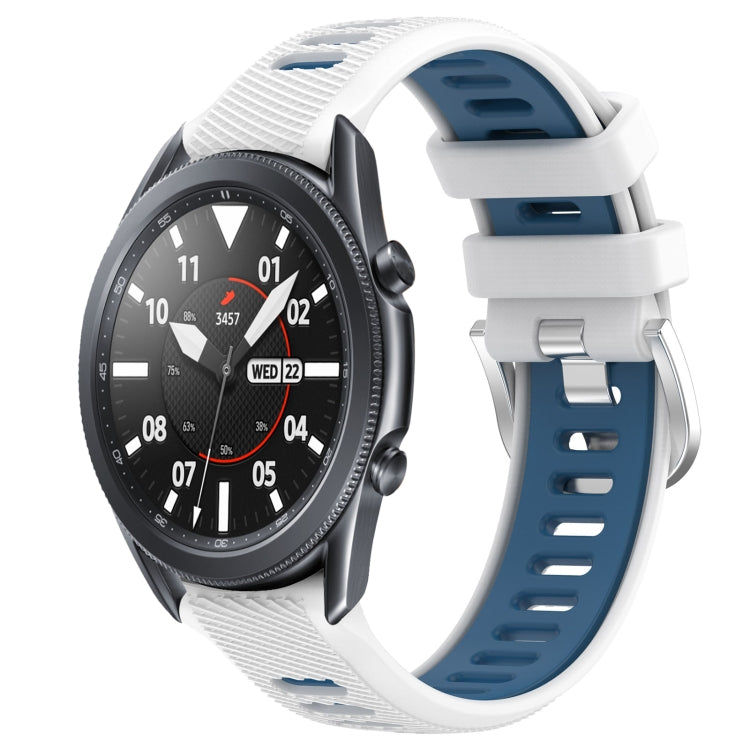 22mm Sports Two-Color Steel Buckle Silicone Watch Band, Series 1-Reluova