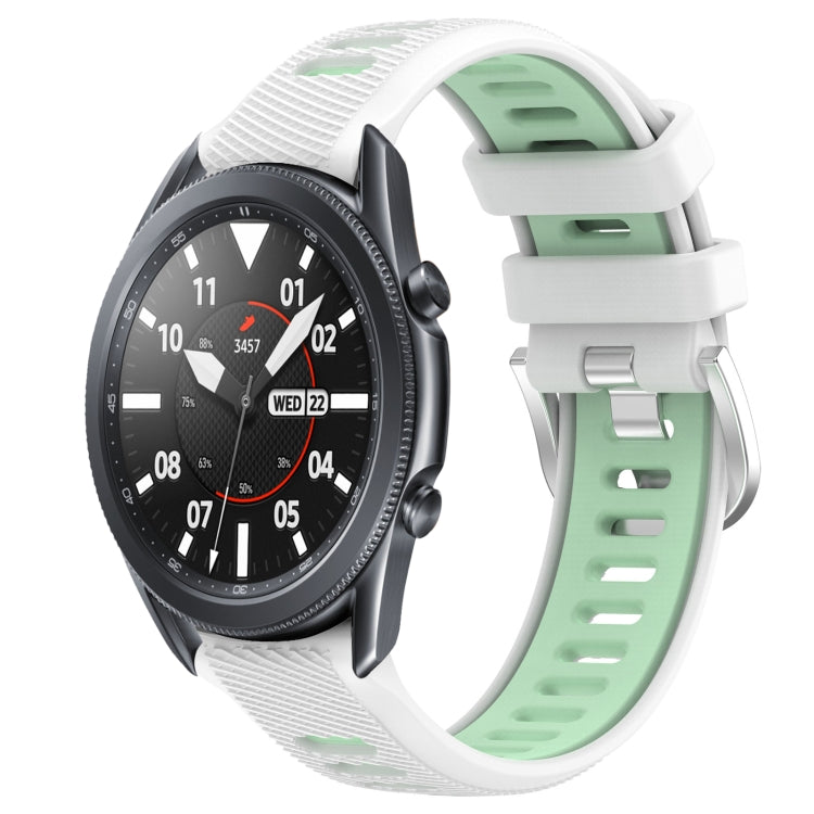 22mm Sports Two-Color Steel Buckle Silicone Watch Band, Series 1-Reluova