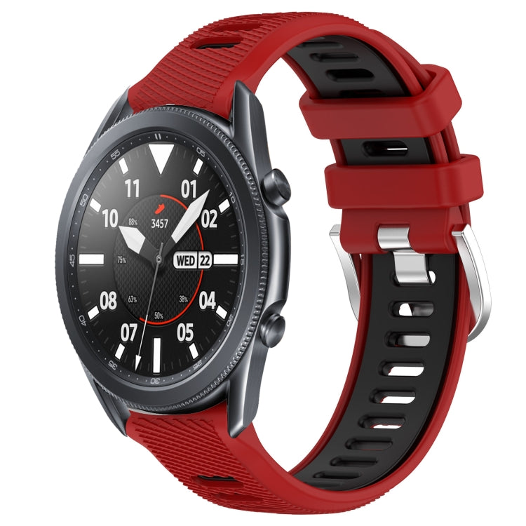 22mm Sports Two-Color Steel Buckle Silicone Watch Band, Series 1-Reluova