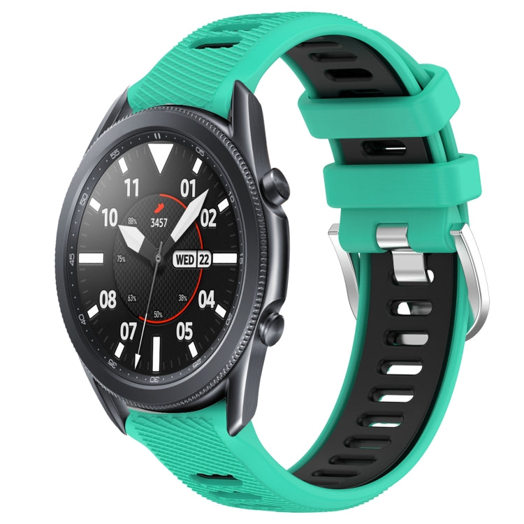 22mm Sports Two-Color Steel Buckle Silicone Watch Band, Series 1-Reluova