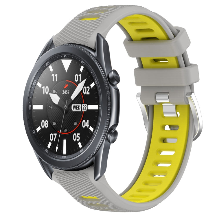 22mm Sports Two-Color Steel Buckle Silicone Watch Band, Series 1-Reluova