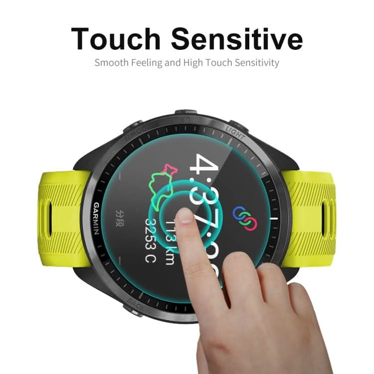 For Garmin Forerunner 965 ENKAY 0.2mm 9H Tempered Glass Screen Protector Watch Film