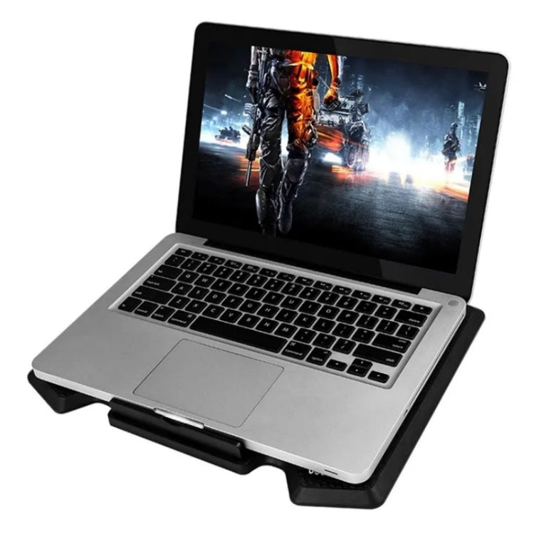 S200 Dual Silent Cooling Fan Portable Slim Notebook Cooling Pad for Laptop My Store