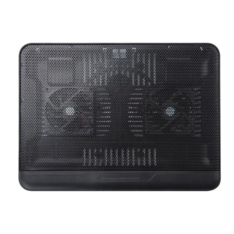 N128 Work Game Dual Fan Laptop Cooling Pad Heat Dissipation Holder with LED Light My Store