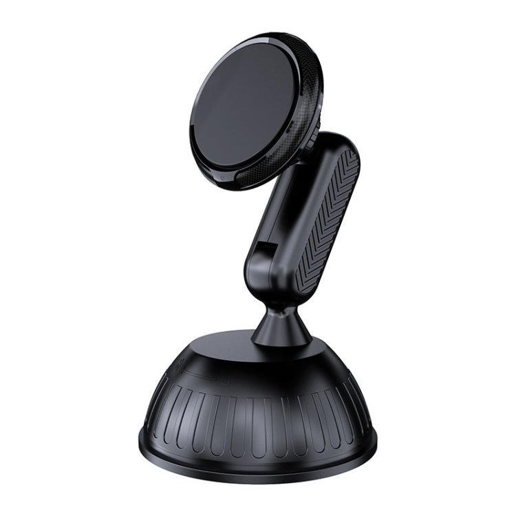 208-C Black 360 Degree Rotation Dashboard Windshield Magnetic Mobile Phone Car Holder-Reluova