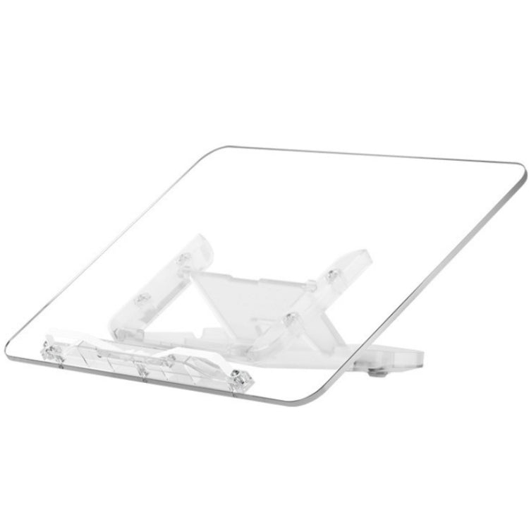 BG-2Y For iPad Tablet PC Angle Adjustable Transparent Acrylic Reading Bookshelf My Store