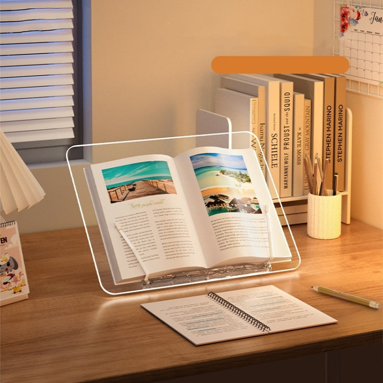 BG-2Y For iPad Tablet PC Angle Adjustable Transparent Acrylic Reading Bookshelf My Store