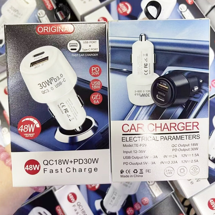 P29 48W PD30W + QC3.0 18W USB Dual Port Car Charger ÎҵÄÉ̵ê