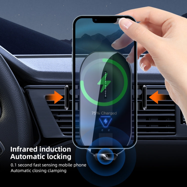 A9 Car 15W Fast Charging Magnetic Auto Sensitive QI Wireless Charger ÎҵÄÉ̵ê