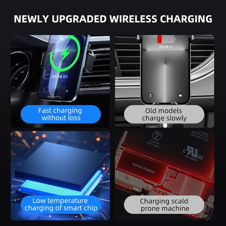 A9 Car 15W Fast Charging Magnetic Auto Sensitive QI Wireless Charger ÎҵÄÉ̵ê