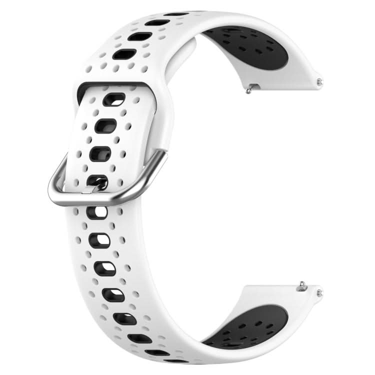 20mm Breathable Two-Color Silicone Watch Band, Series 7