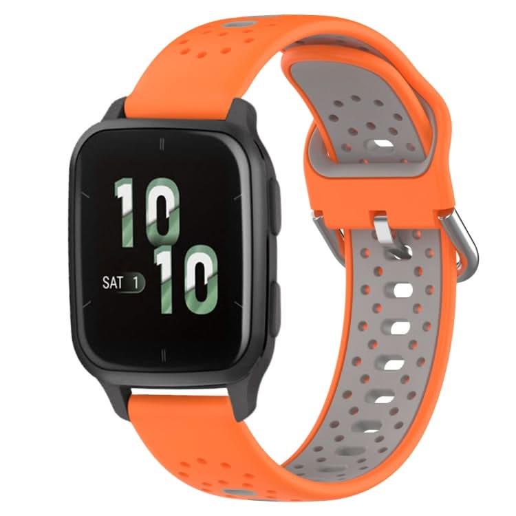 20mm Breathable Two-Color Silicone Watch Band, Series 9