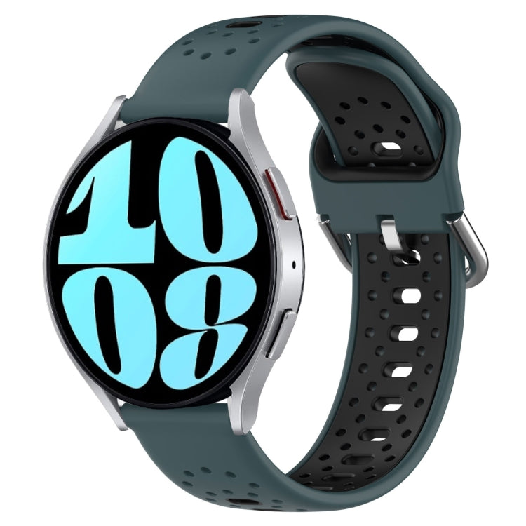 20mm Breathable Two-Color Silicone Watch Band, Series 6-Reluova