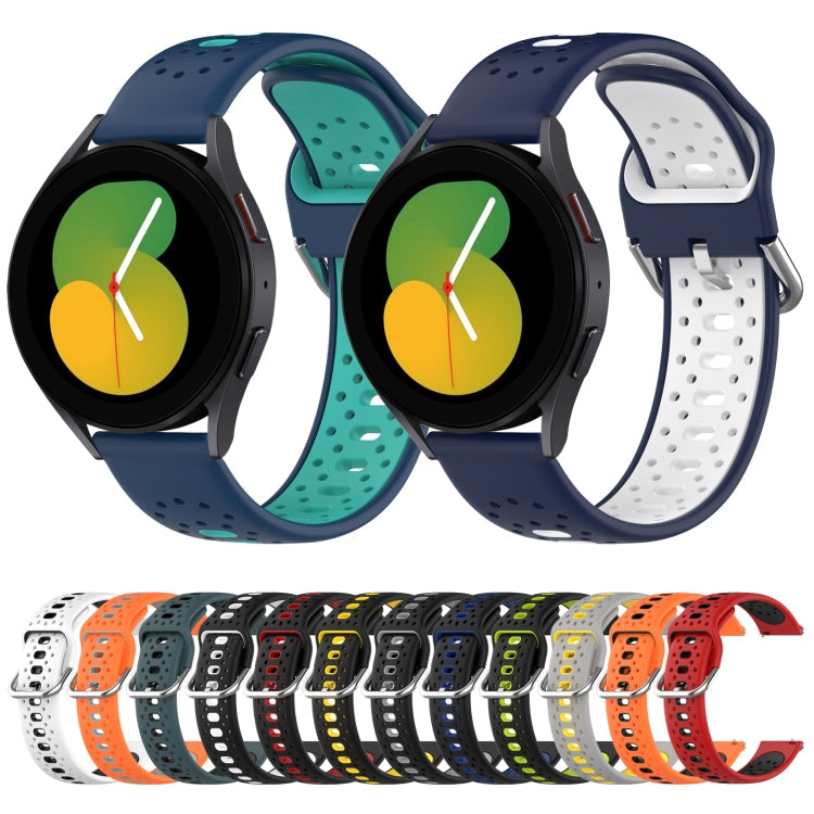 20mm Breathable Two-Color Silicone Watch Band, Series 1-Reluova