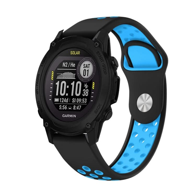 22mm Sports Breathable Silicone Watch Band, Series 2-Reluova