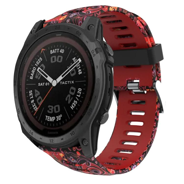 26mm Camouflage Printed Silicone Watch Band, Series 2