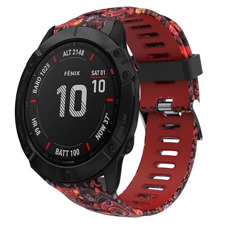 26mm Camouflage Printed Silicone Watch Band, Series 3