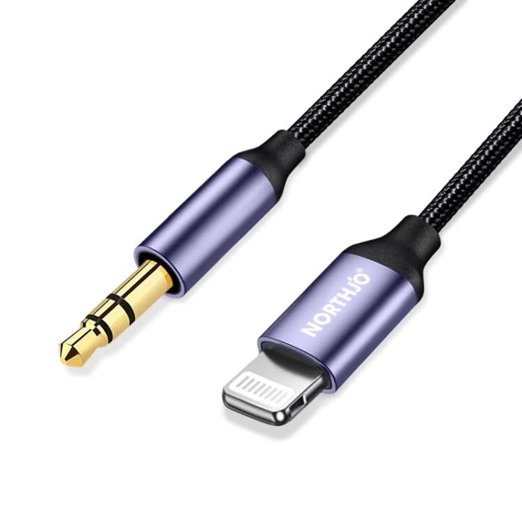 NORTHJO LTM03 8 Pin to 3.5mm Audio AUX Jack Cable