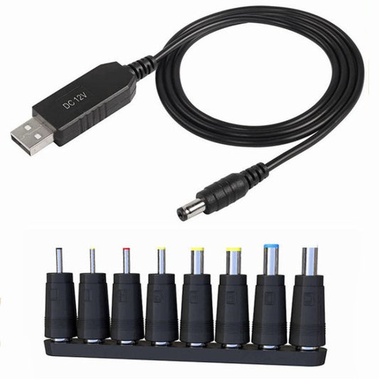 USB DC 5V to 12V Set Up Cable Converter Adapter Reluova