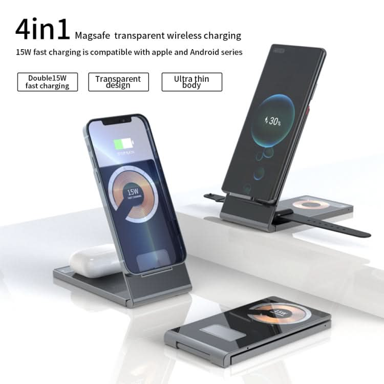 T05 Foldable 15W Magnetic Wireless Charger