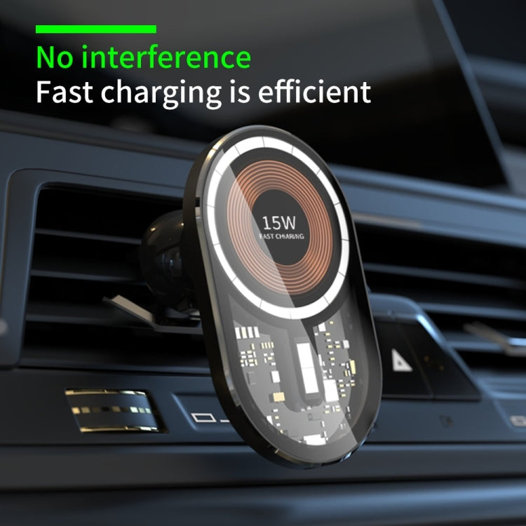 T10 15W Transparent Car Magnetic Wireless Charger ÎҵÄÉ̵ê