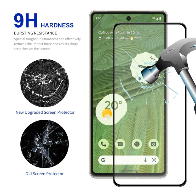 For Google Pixel 7A ENKAY Full Glue High Aluminum-silicon Tempered Glass  Film My Store