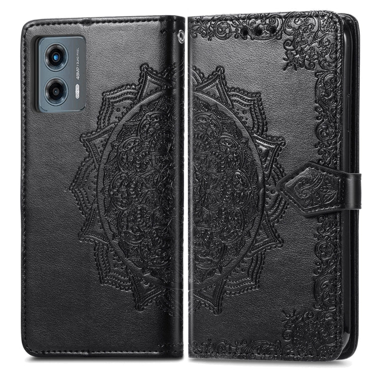 Mandala Flower Embossed Leather Phone Case My Store