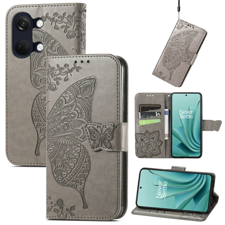 Butterfly Love Flower Embossed Leather Phone Case, Series 1