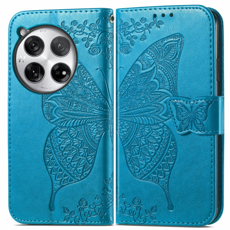 Butterfly Love Flower Embossed Leather Phone Case, Series 1