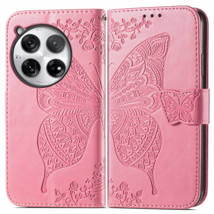 Butterfly Love Flower Embossed Leather Phone Case, Series 1