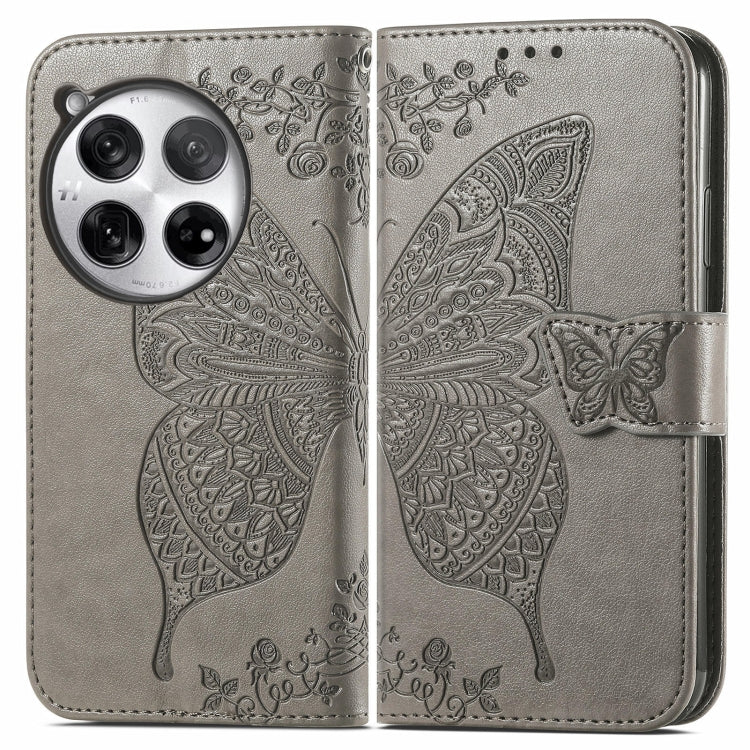 Butterfly Love Flower Embossed Leather Phone Case, Series 1