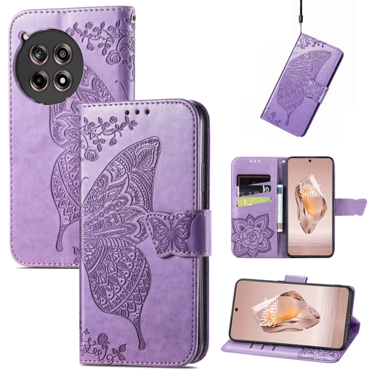 Butterfly Love Flower Embossed Leather Phone Case, Series 1