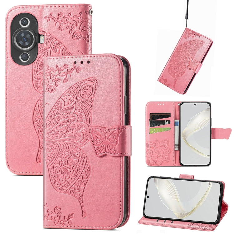 Butterfly Love Flower Embossed Leather Phone Case, Series 3 My Store