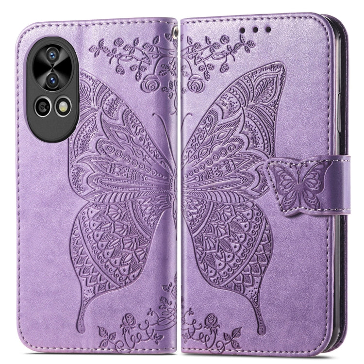 Butterfly Love Flower Embossed Leather Phone Case, Series 3