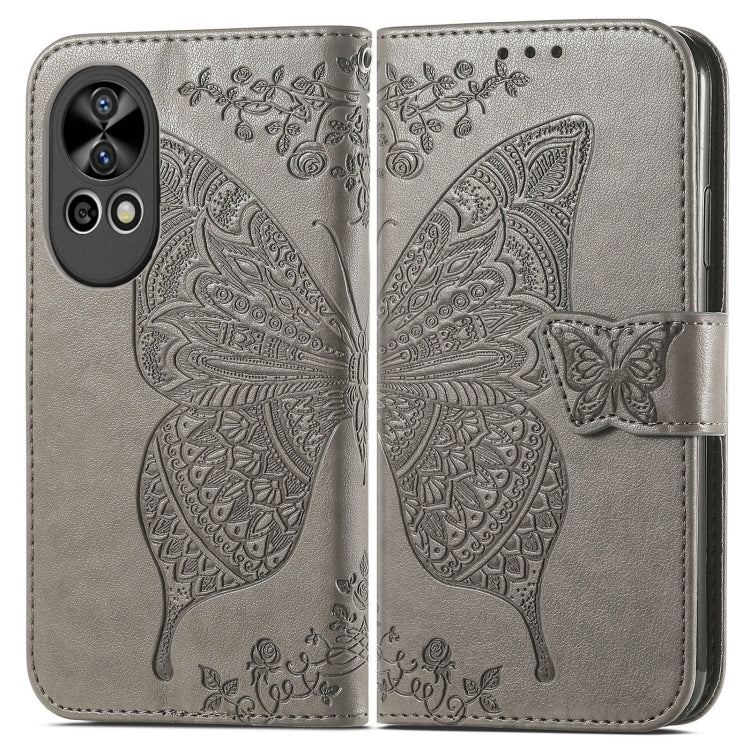 Butterfly Love Flower Embossed Leather Phone Case, Series 1