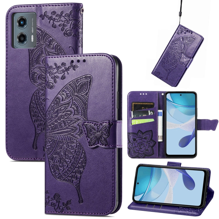 Butterfly Love Flower Embossed Leather Phone Case My Store