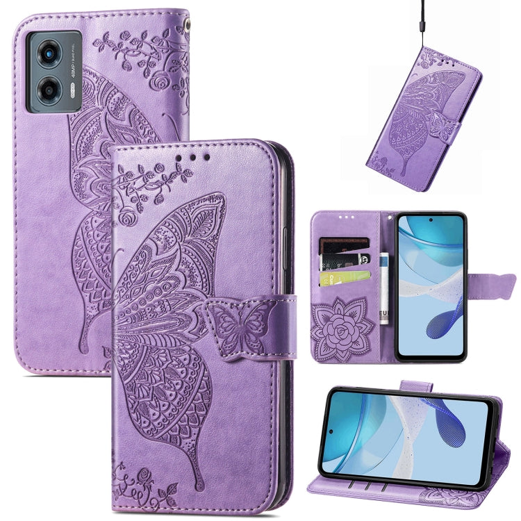 Butterfly Love Flower Embossed Leather Phone Case My Store