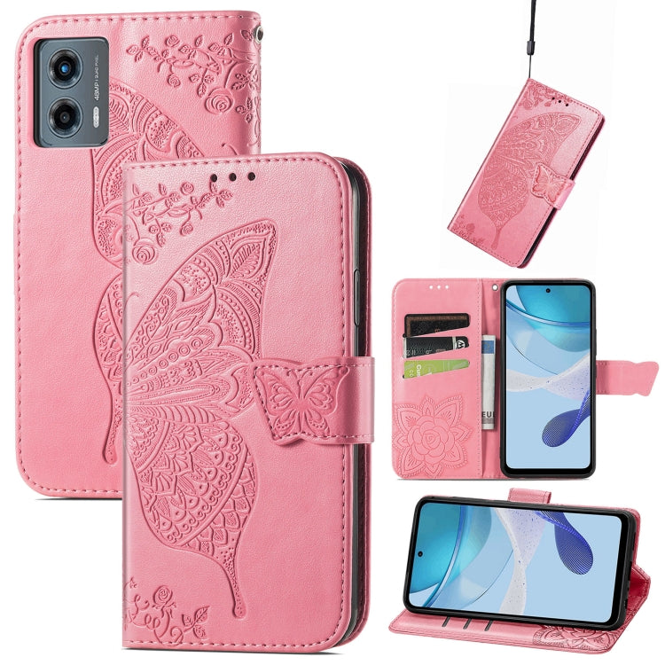 Butterfly Love Flower Embossed Leather Phone Case My Store