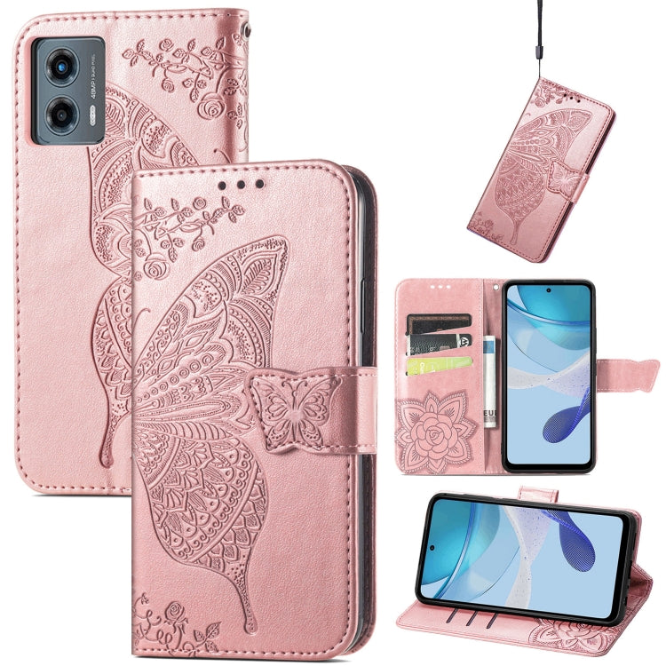 Butterfly Love Flower Embossed Leather Phone Case My Store