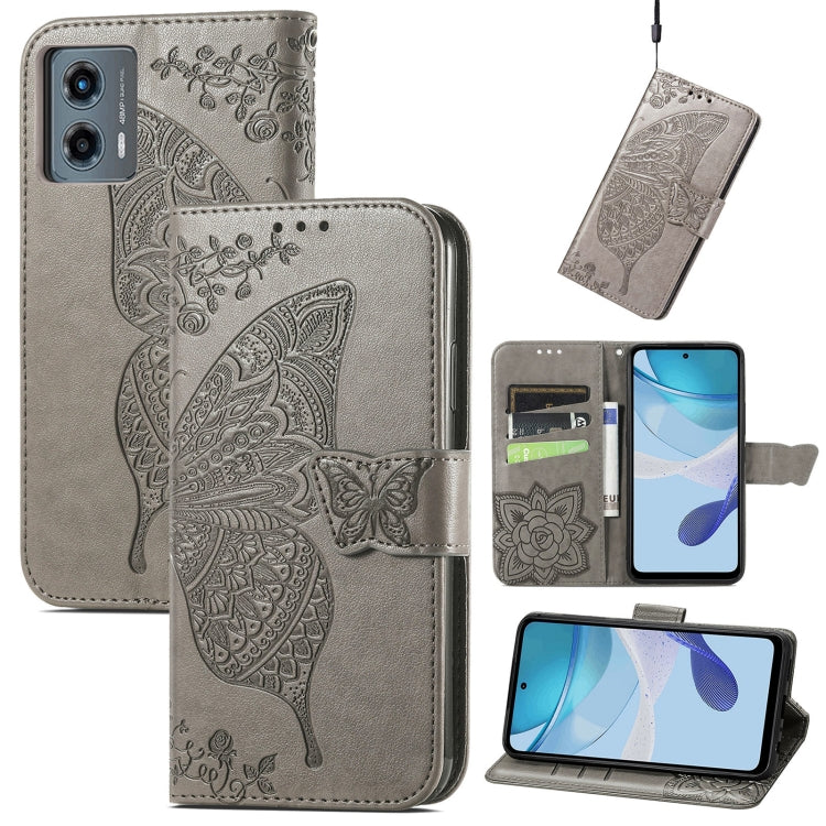 Butterfly Love Flower Embossed Leather Phone Case My Store