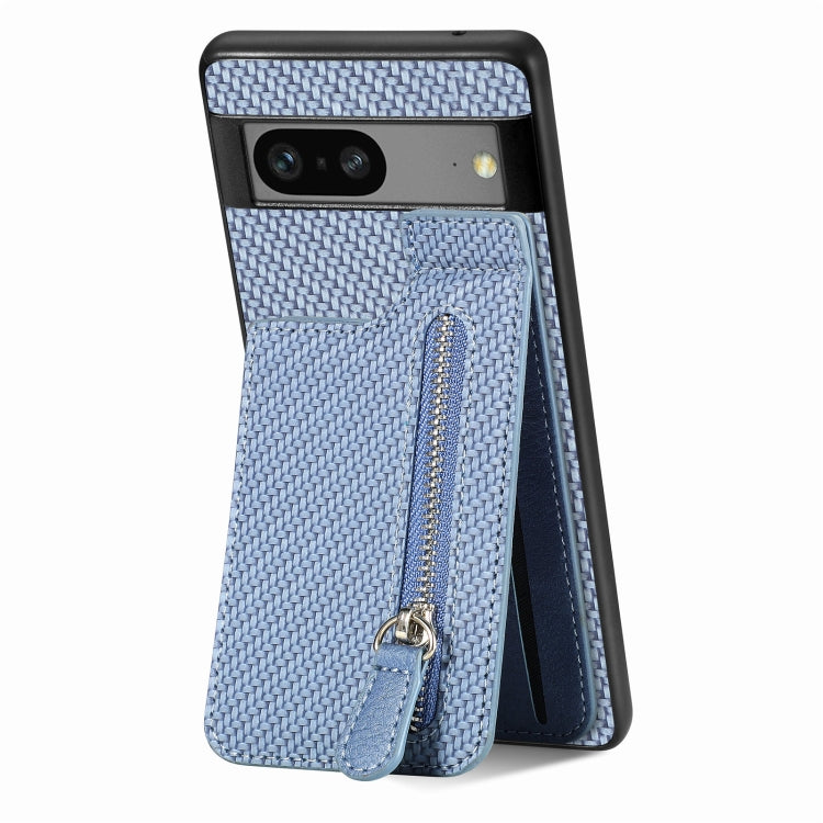 Carbon Fiber Vertical Flip Zipper Phone Case My Store