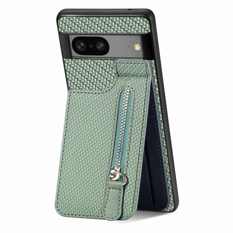 Carbon Fiber Vertical Flip Zipper Phone Case My Store