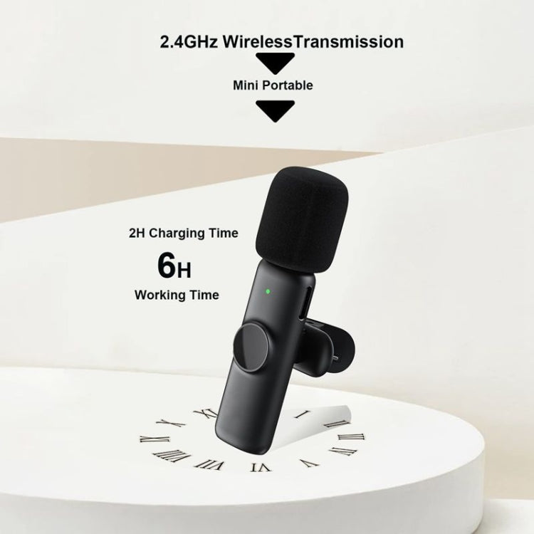 Wireless Lavalier Lapel Microphone for Android Phone & Computer with USB-C / Type-C Receiver Reluova