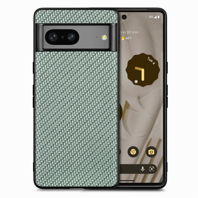 Carbon Fiber Texture Leather Back Cover Phone Case My Store