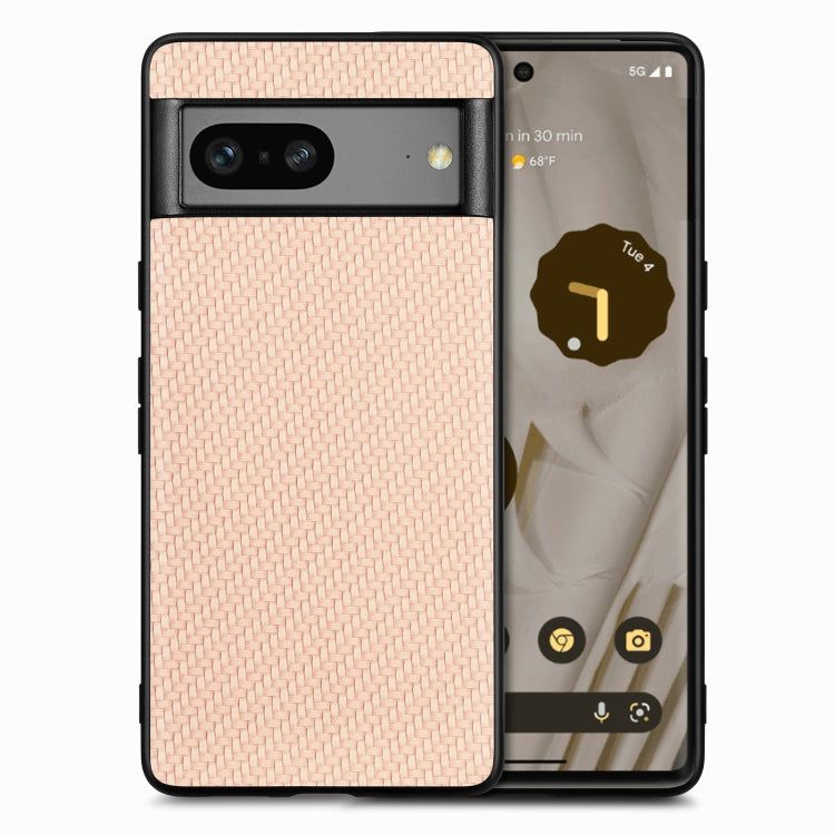 Carbon Fiber Texture Leather Back Cover Phone Case My Store